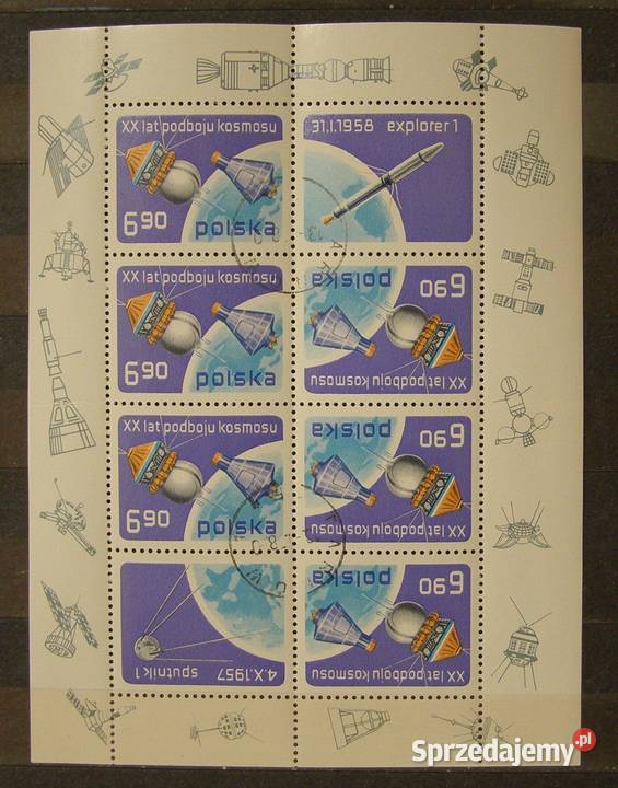 Znaczki pocztowe Polska Bloczek 19 Łódź sprzedam