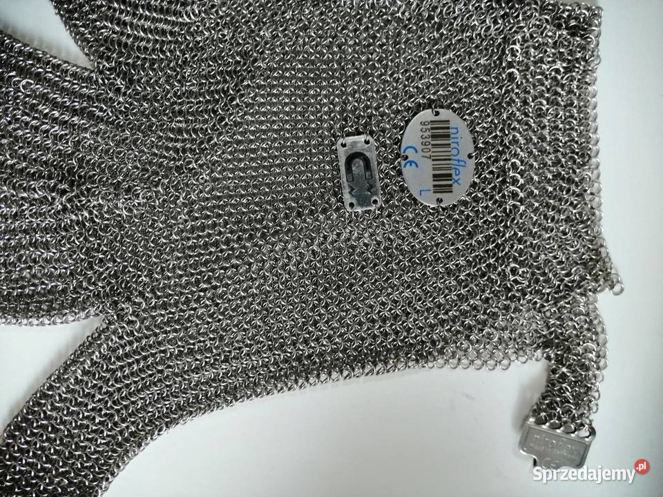 Metalowe rękawice masarskie 3 S M L wielkopolskie