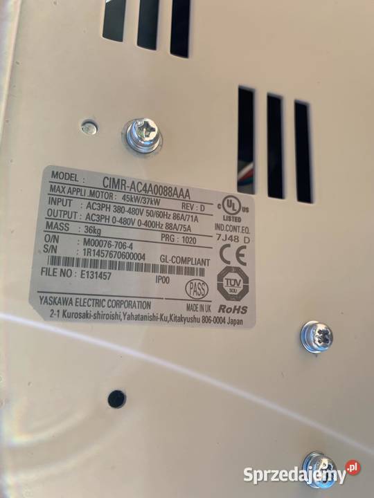 Yaskawa CIMRAC4A0088AAA 37kW 88A
