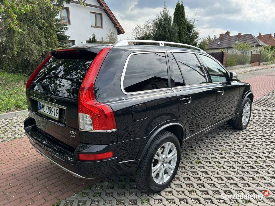 Volvo XC90 2014r 24 D5 WEBASTO salon 7 osób elektrochrom. lusterka boczne Mława