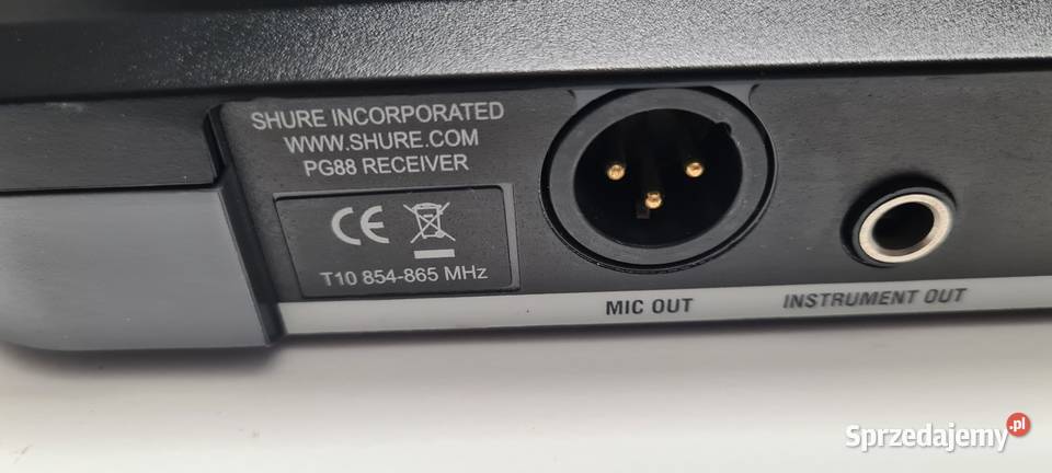 Shure PG88 odbiornik podwójny mikrofony Konin sprzedam