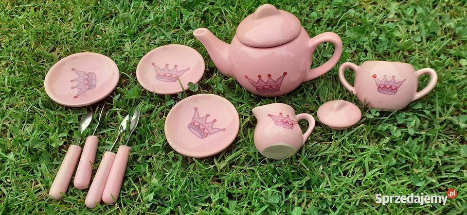 Ceramiczne tależyki dzbanki łyżeczki małej Tuszkowo sprzedam