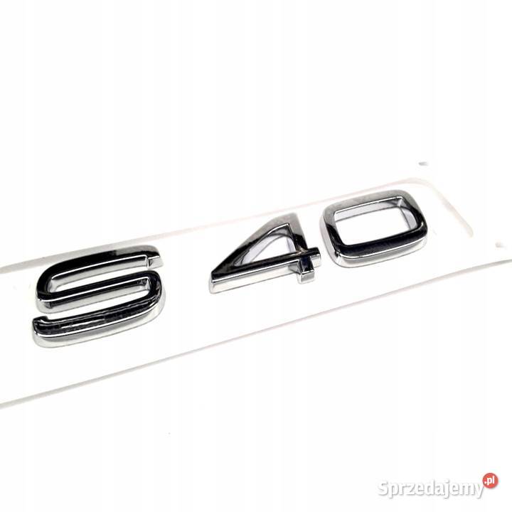 VOLVO S40 emblemat na tylna klape 8620309 OE dolnośląskie Bielany Wrocławskie
