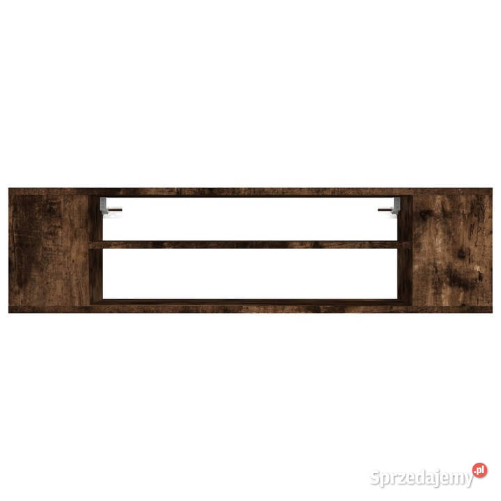 Wisząca szafka pod TV przydymiony dąb 100x30x265 Warszawa