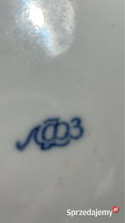 Talerz Łomonosow Z rybką piękny Gdańsk