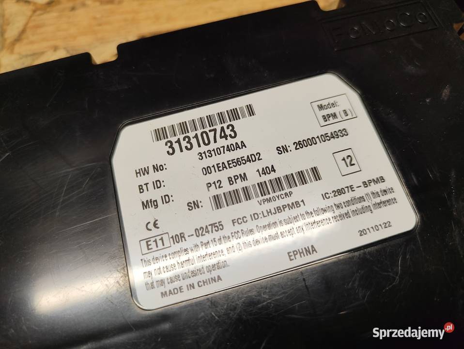 Moduł Sterownik Bluetooth Volvo V50 S40 31310743 osobowe Pleszew sprzedam
