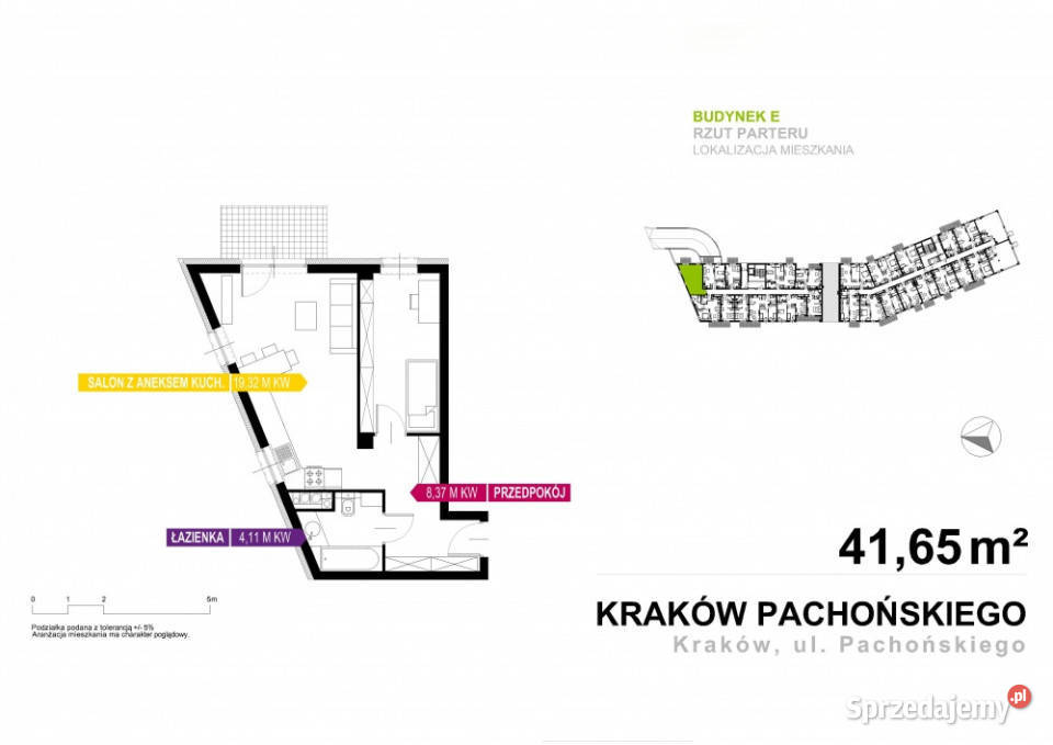 2pokojowe mieszkanie generalnym remoncie 4165 m2 Kraków