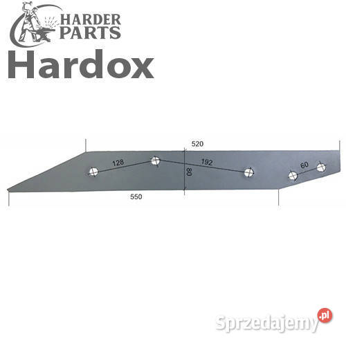 Płoza długa HARDOX 27240401P części do pługa Suwałki