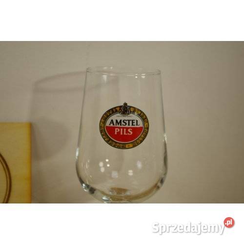 Komplet 9 szklanek degustacyjnych Amstel Pils sprzedam