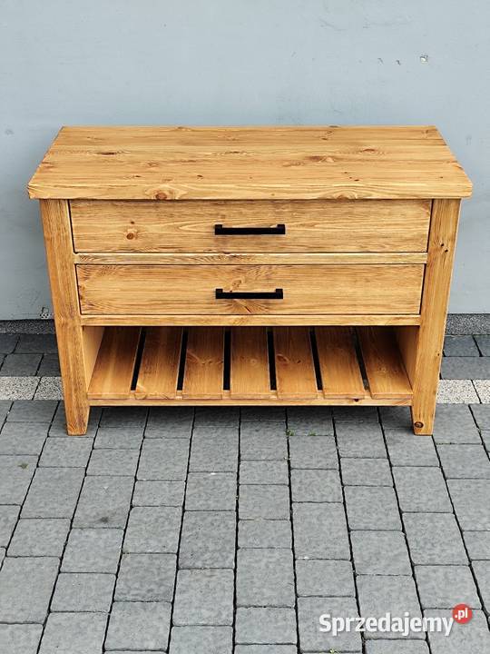 Komoda drewniana 100x50x75 kolor dąb styl 50cm