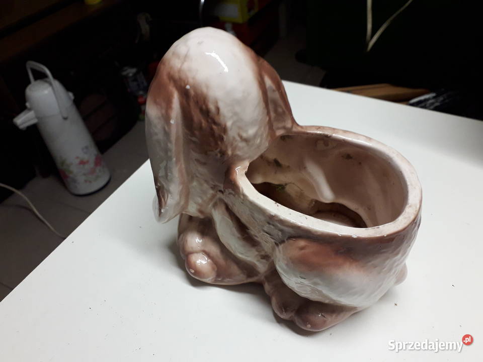 Pies cocker spaniel vintage osłona doniczki Doniczki i osłonki Warszawa