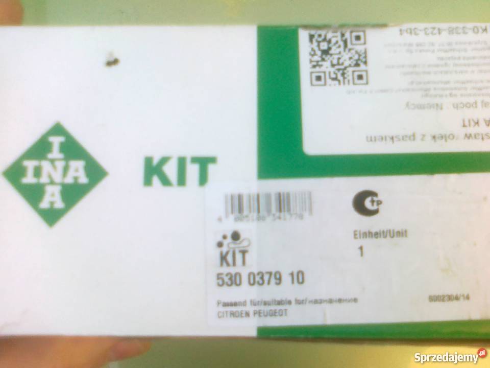 Rozrzad marki INA CitroenPeugot 16 16 V benzyna śląskie sprzedam