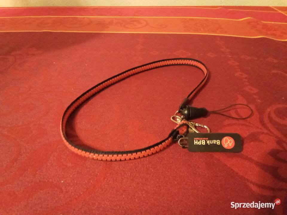 Smycz z logo bank BPH mazowieckie Warszawa sprzedam