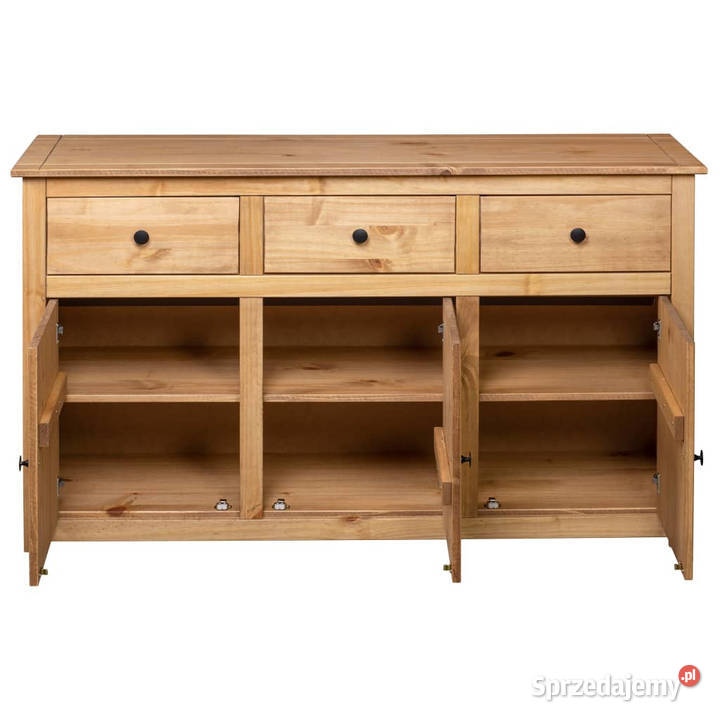 Szafka 135x40x80 lite drewno sosnowe seria Warszawa