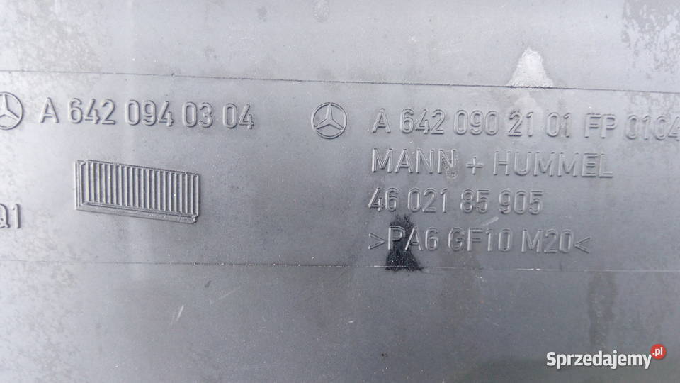 Obudowa filtra powietrza Mercedes 320 CDI Lisia Góra