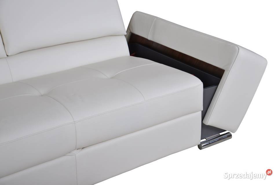 Nowoczesny Narożnik Regulacja Głębokości Skóra kujawsko-pomorskie sprzedam