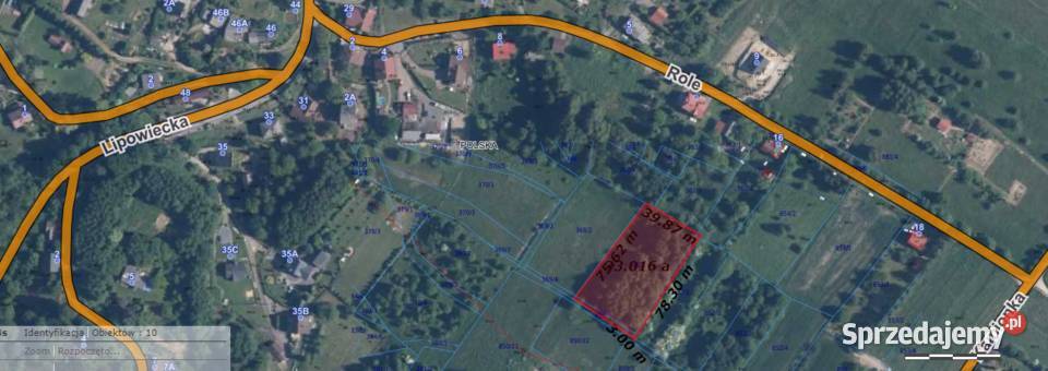 Chrzanów Płaza KamionkiRole działka na sprzedaż Sprzedaż