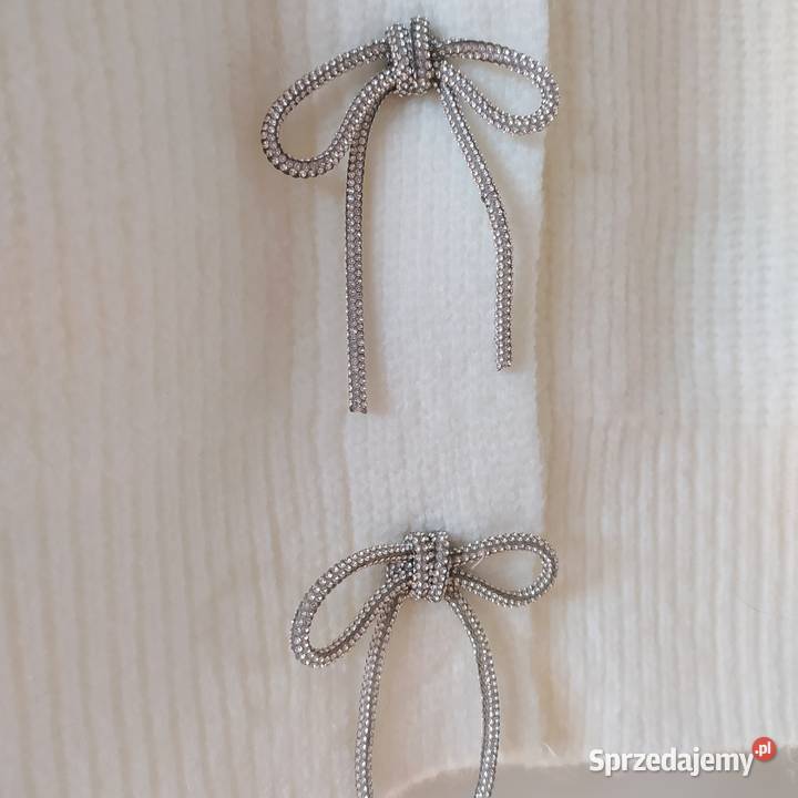 Sweter rozpinany kremowy M biały Odzież damska Koszalin