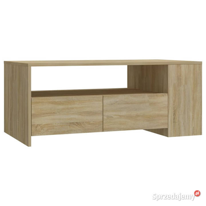 Stolik kawowy dąb sonoma 102x55x42 materiał Warszawa