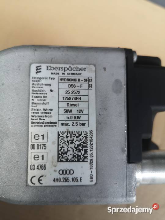 HYDRONIC IISF D5SF 252572 AUDI ZESTAW NAPRAWCZY osobowe wielkopolskie Kalisz