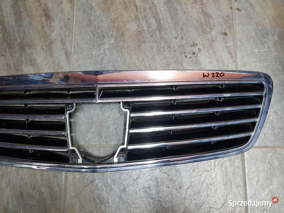 MERCEDES S KLASA W220 ATRAPA GRILL DISTRONIC