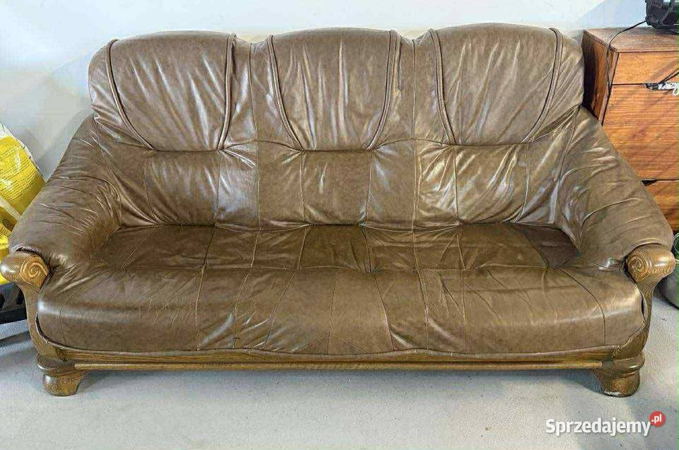 komplet ze skóry 321 Lubasz sprzedam