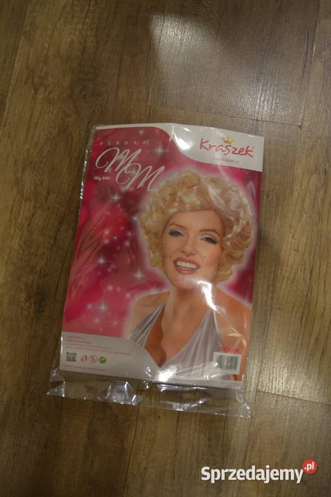 Strój karnawałowy peruka Marilyn Monroe Toruń