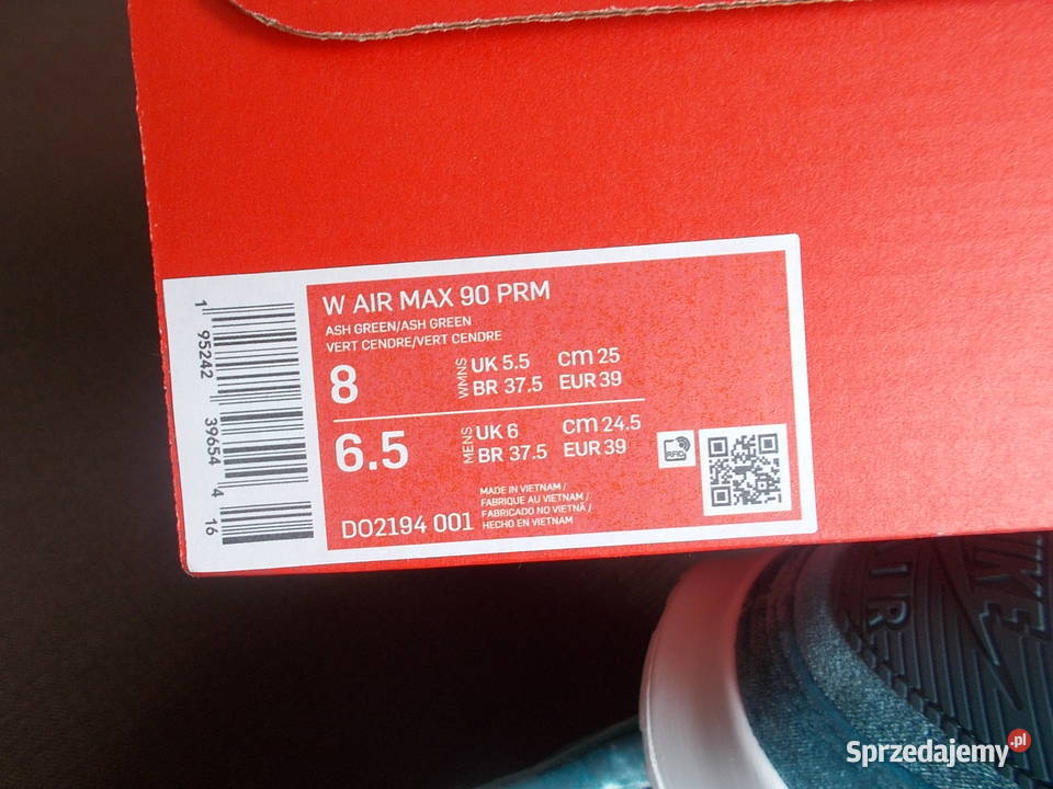 rEur 39 Nike Air 90 Lucky Charms Ash Green Poznań