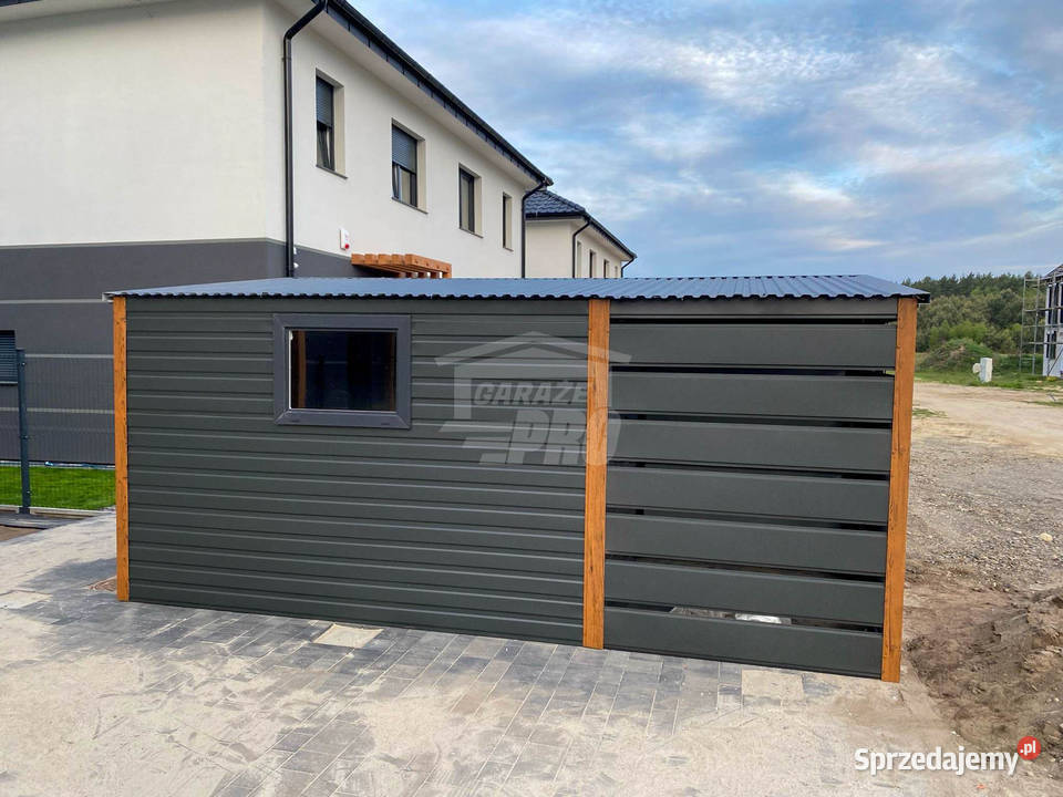 Schowek Domek Ogrodowy 3x2m wiata 2m 2x Drzwi Toruń