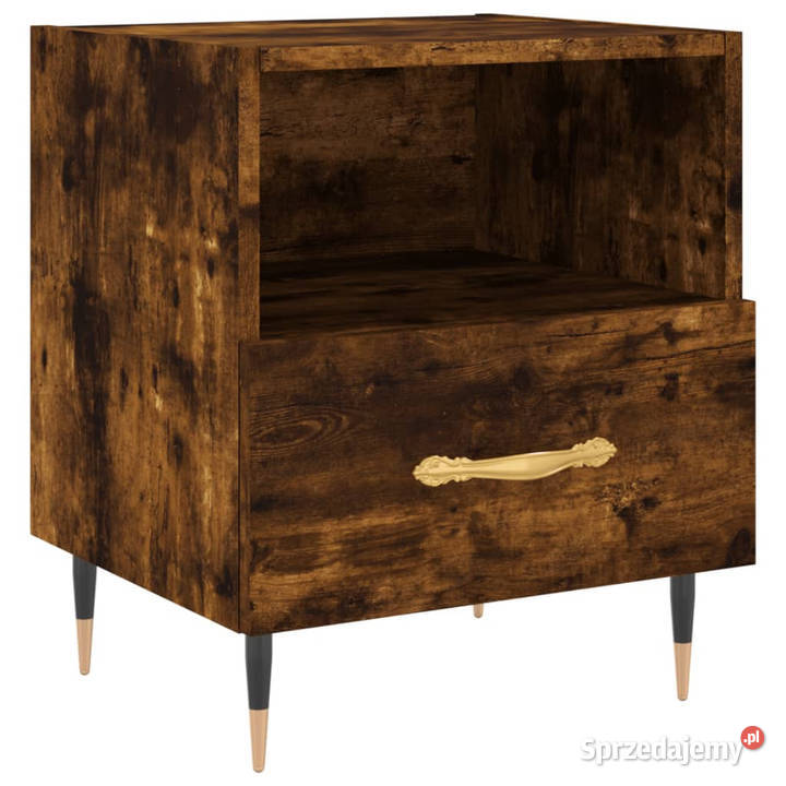 Szafka nocna przydymiony dąb 40x35x475 WM827398 Warszawa