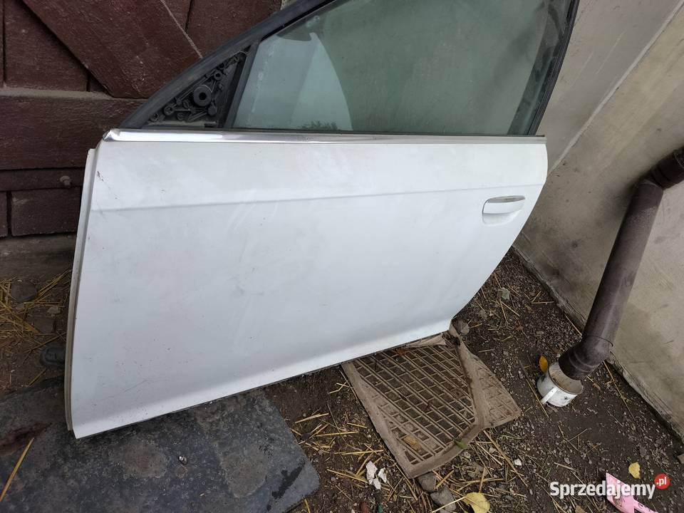 AUDI A6C6 A6 C6 DRZWI BIAŁE LEWY PRZÓD KIEROWCY osobowe Kamień-Kolonia sprzedam