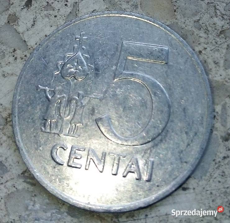 LITWA 5 CENTAI 1991 rAL