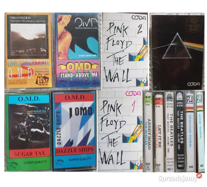 The Beatles Pink Floyd OMD kaseta magnetofonowa