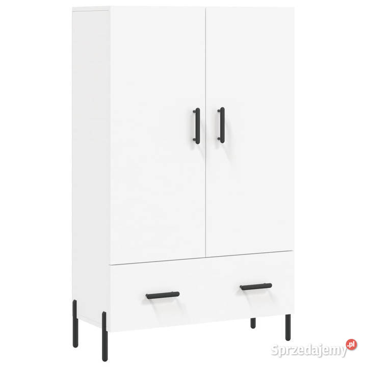 Wysoka szafka biała 695x31x115 materiał mazowieckie Warszawa