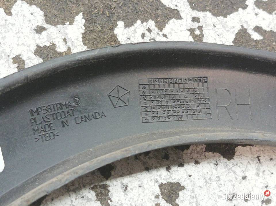 OSŁONA SIERP LISTWA BŁOTNIKA WK2 PRAWY PRZÓD