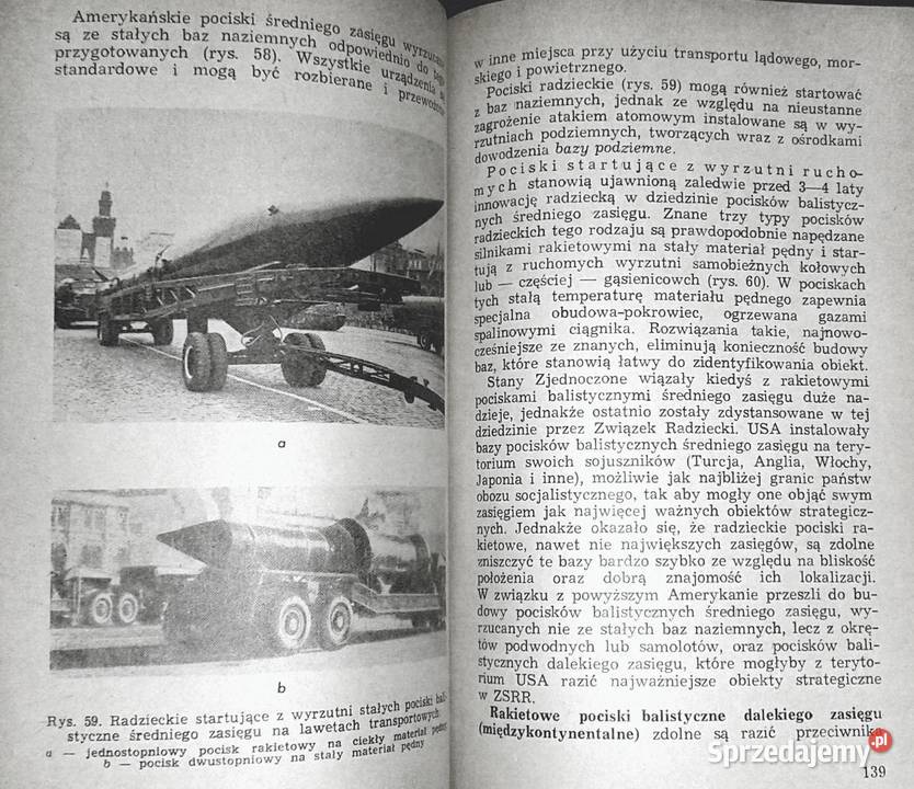 Rakiety Broń XX wieku Tadeusz Burakowski Chełm