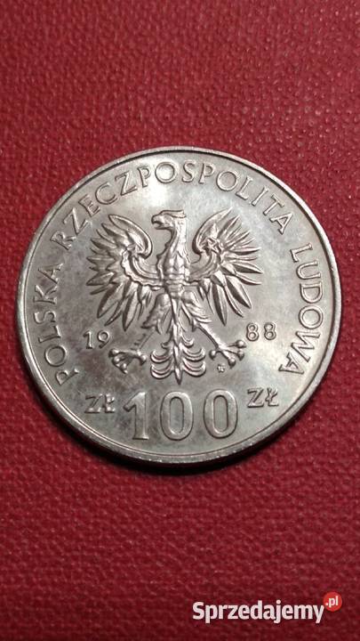 Moneta 100 1988r Numizmatyka