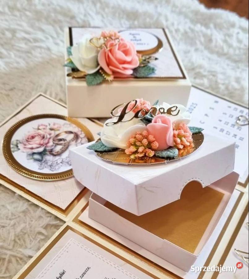 Exploding box kartka okolicznościowa handmade Rękodzieło Zbąszyń