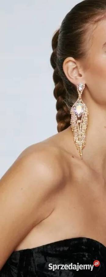 ASOS Wytworne długie Bogato zdobione kolczyki Dla kobiet Kraków sprzedam