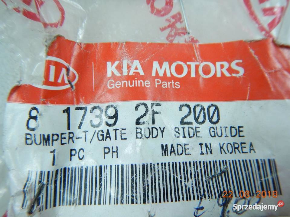 PROWADNICA KLAPY BAGAŻNIKA KIA SPECTRA 0409 sprzedam