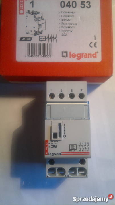 Stycznik modułowy Legrand 20A 040 53 Elektryka i akcesoria śląskie Dąbrowa Górnicza