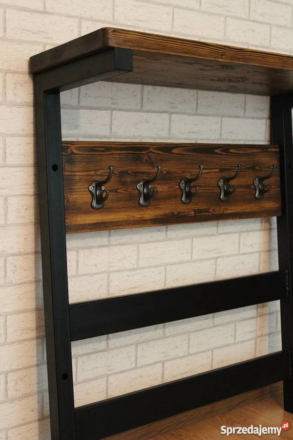 meble vintage do przedpokoju wieszak ławka lubuskie Zielona Góra sprzedam