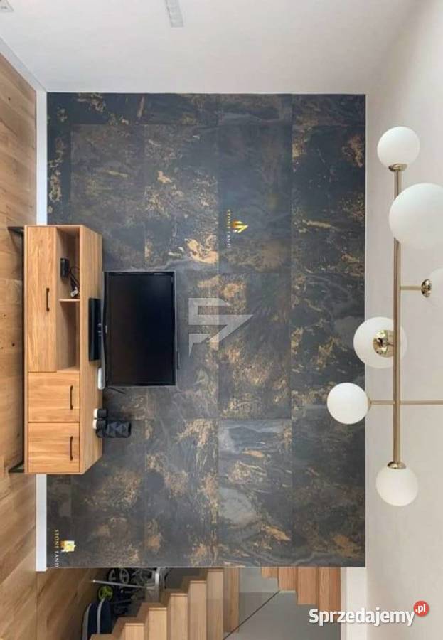 Fornir kamienny KBlack Gold czerń złoto duży XL Szczecin
