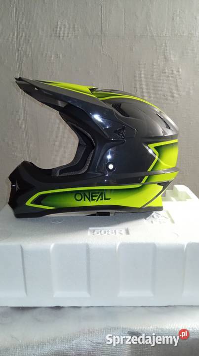 Kask Fullface ONeal Sonus Slick Żółty Rozmiar S Kaski i odzież Świętochłowice