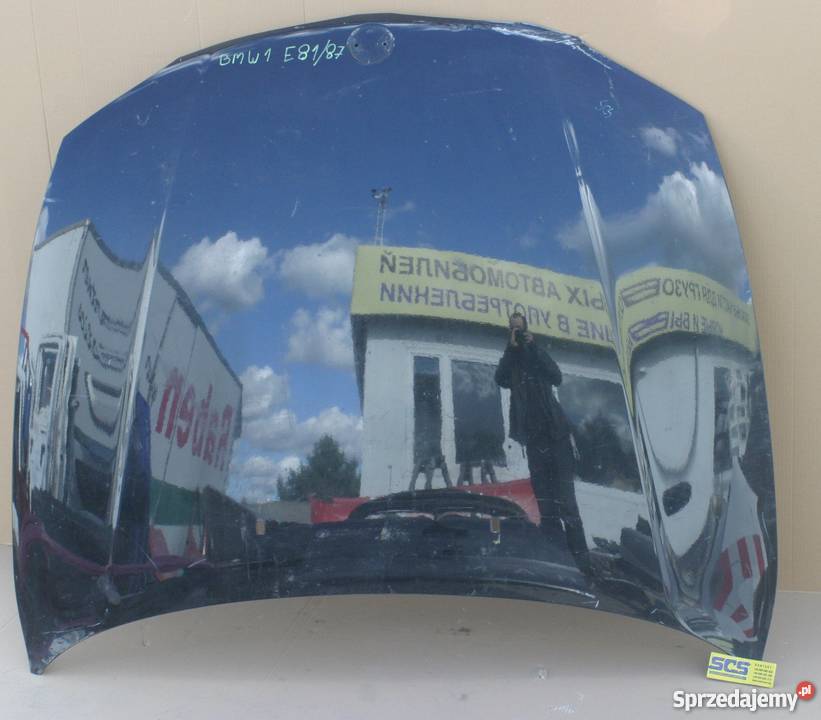 BMW 1 E81E87 MASKA PRZÓD PRZEDNIA POKRYWA Bieleń