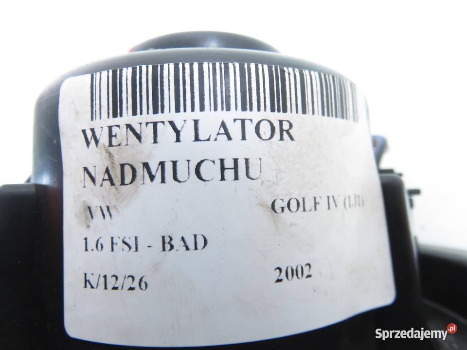 DMUCHAWA VW GOLF IV 1J1 1J1819021B osobowe
