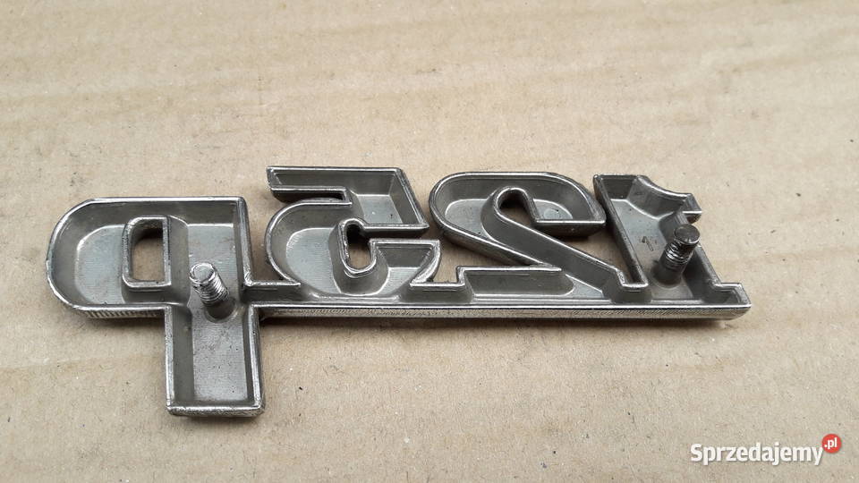 Fiat 125p chromowany znaczek metalowy emblemat Leszno