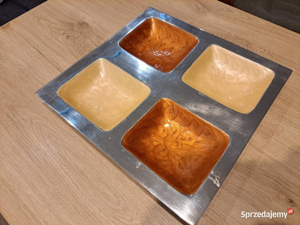 Stara Taca Aluminiowa metalowa Vintage na Radom