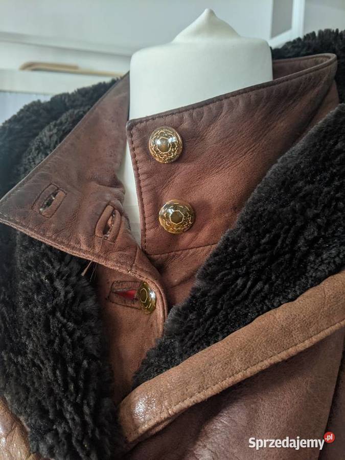 kurtka zimowa skóra naturalna Gina Bacconi mazowieckie Warszawa