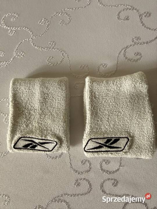 Frotki Reebok vintage lata 90 białe opaski na Czerwionka-Leszczyny